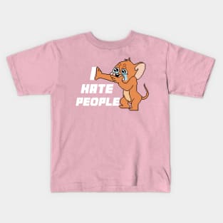 I HATE PEOPLE MOUSE - pixelart Kids T-Shirt